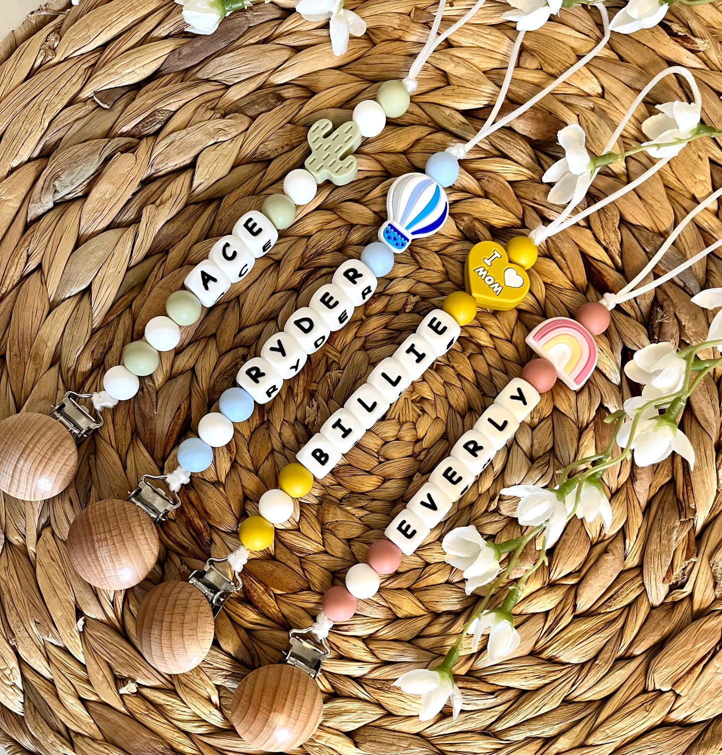 Pacifier Clip Personalized | Custom Binky