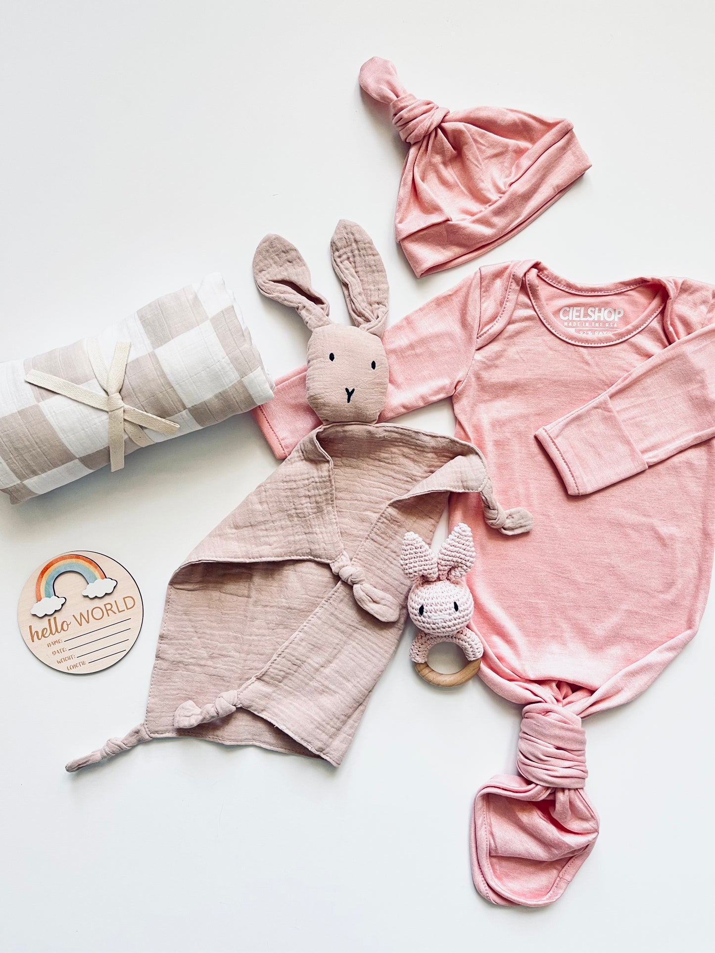 6pcs Baby Shower Bunny Set