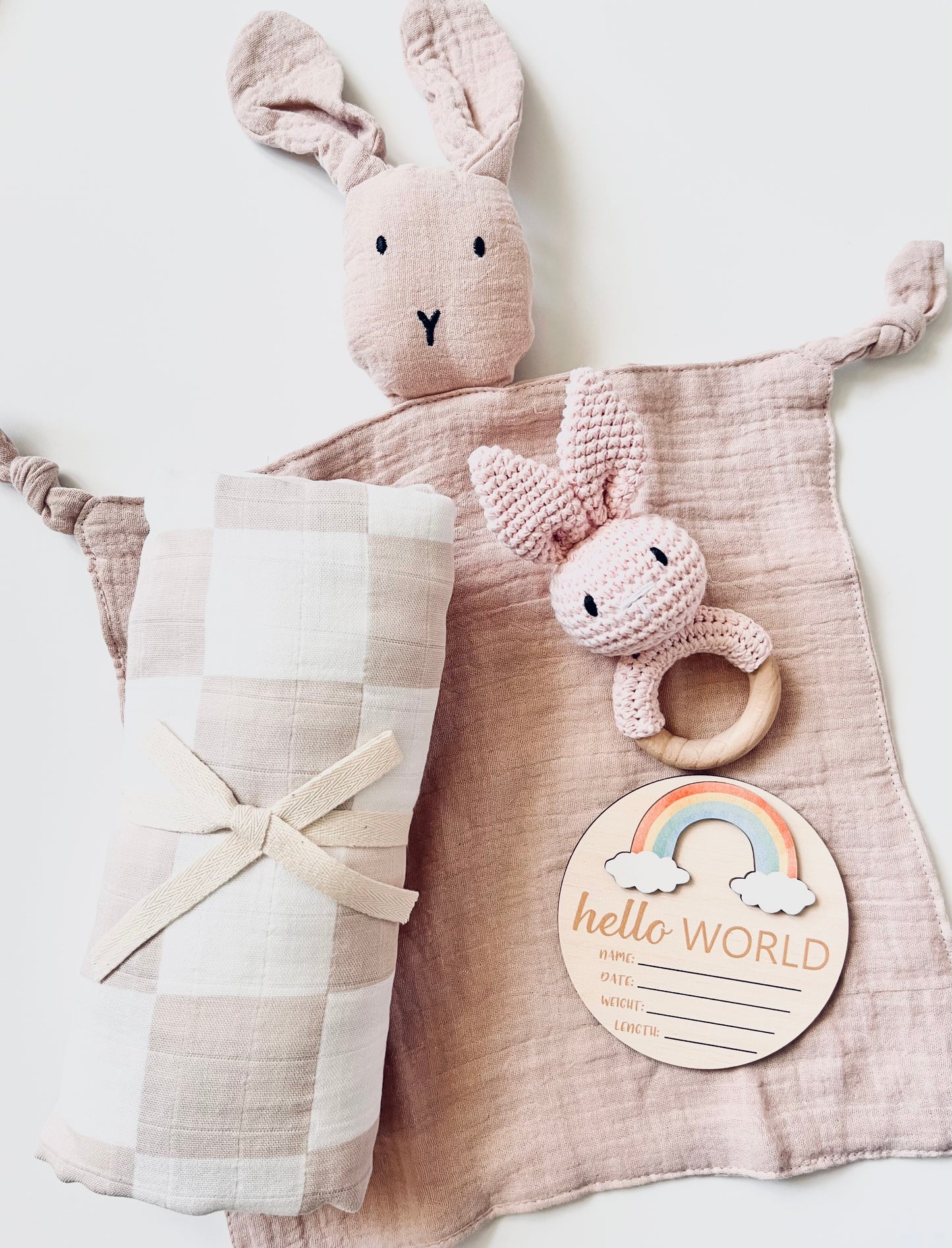 6pcs Baby Shower Bunny Set