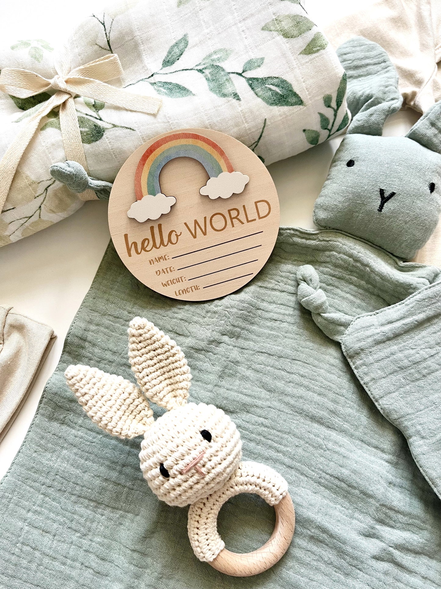 Newborn Gift Set | 6pc Baby Shower Bundle