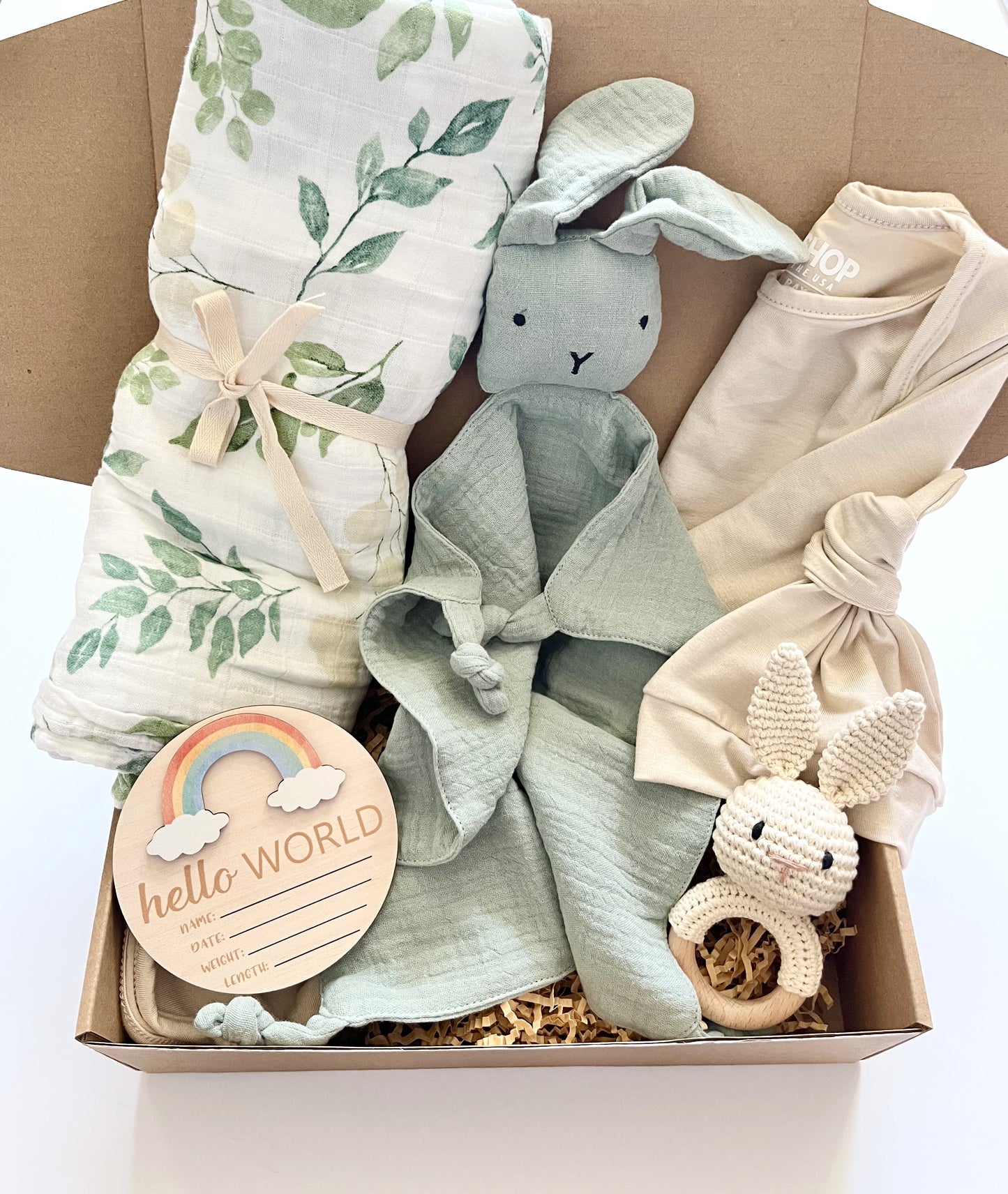 6pcs Baby Shower Bunny Set