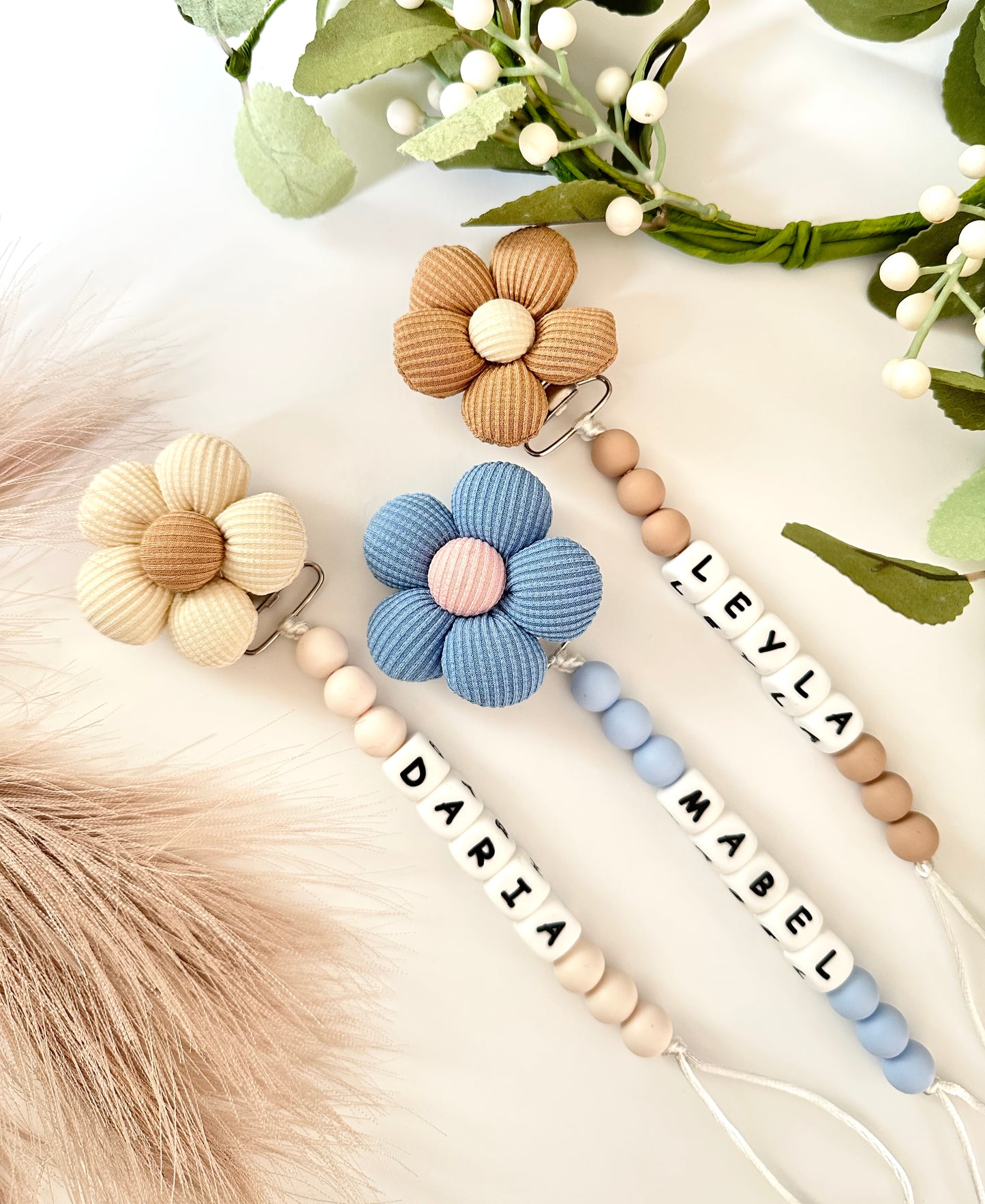 Custom Personalized Pacifier Clip | Pacifier Holder with Name