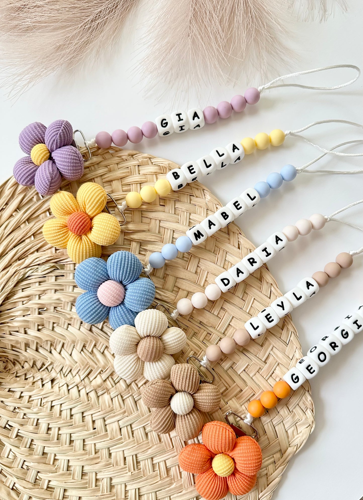 Custom Personalized Pacifier Clip | Pacifier Holder with Name