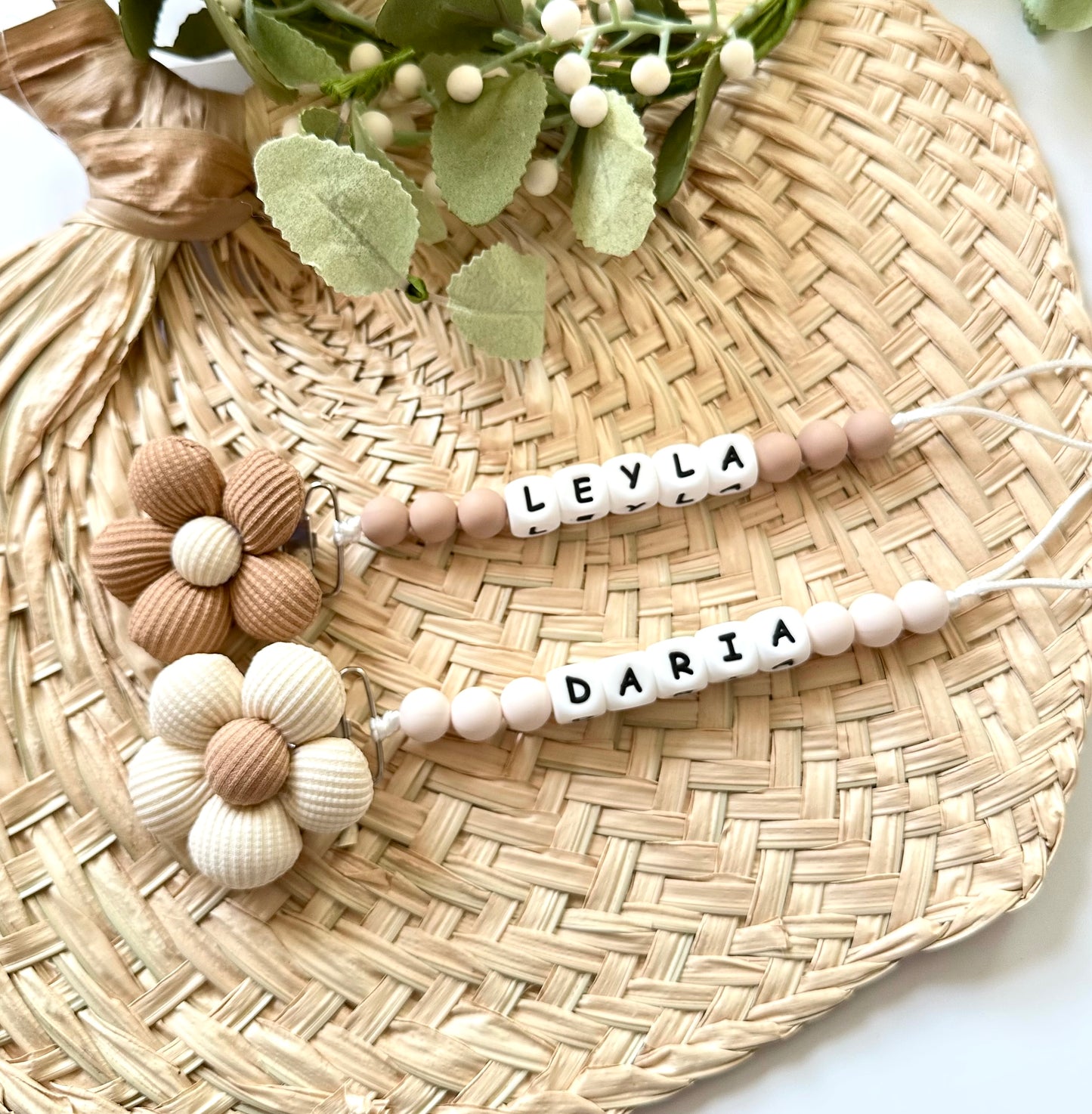 Custom Personalized Pacifier Clip | Pacifier Holder with Name