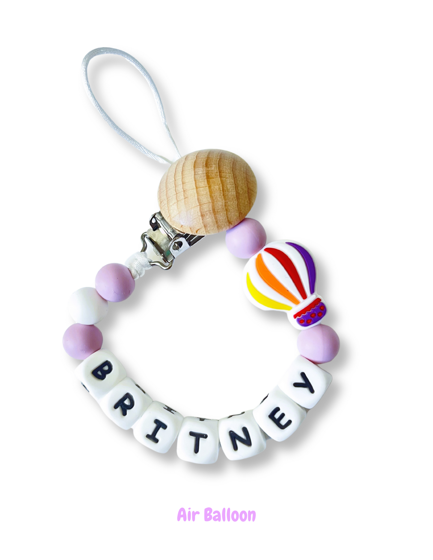 Personalized Pacifier Clip | Custom Newborn Pacifier Clip