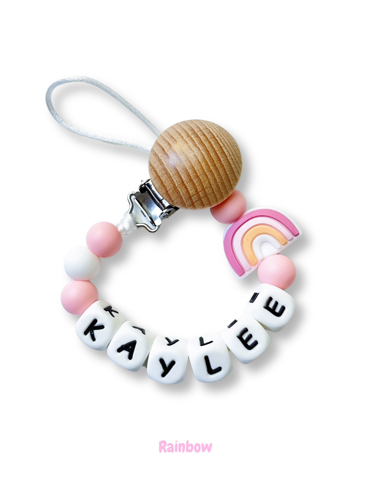 Personalized Pacifier Clip | Custom Newborn Pacifier Clip