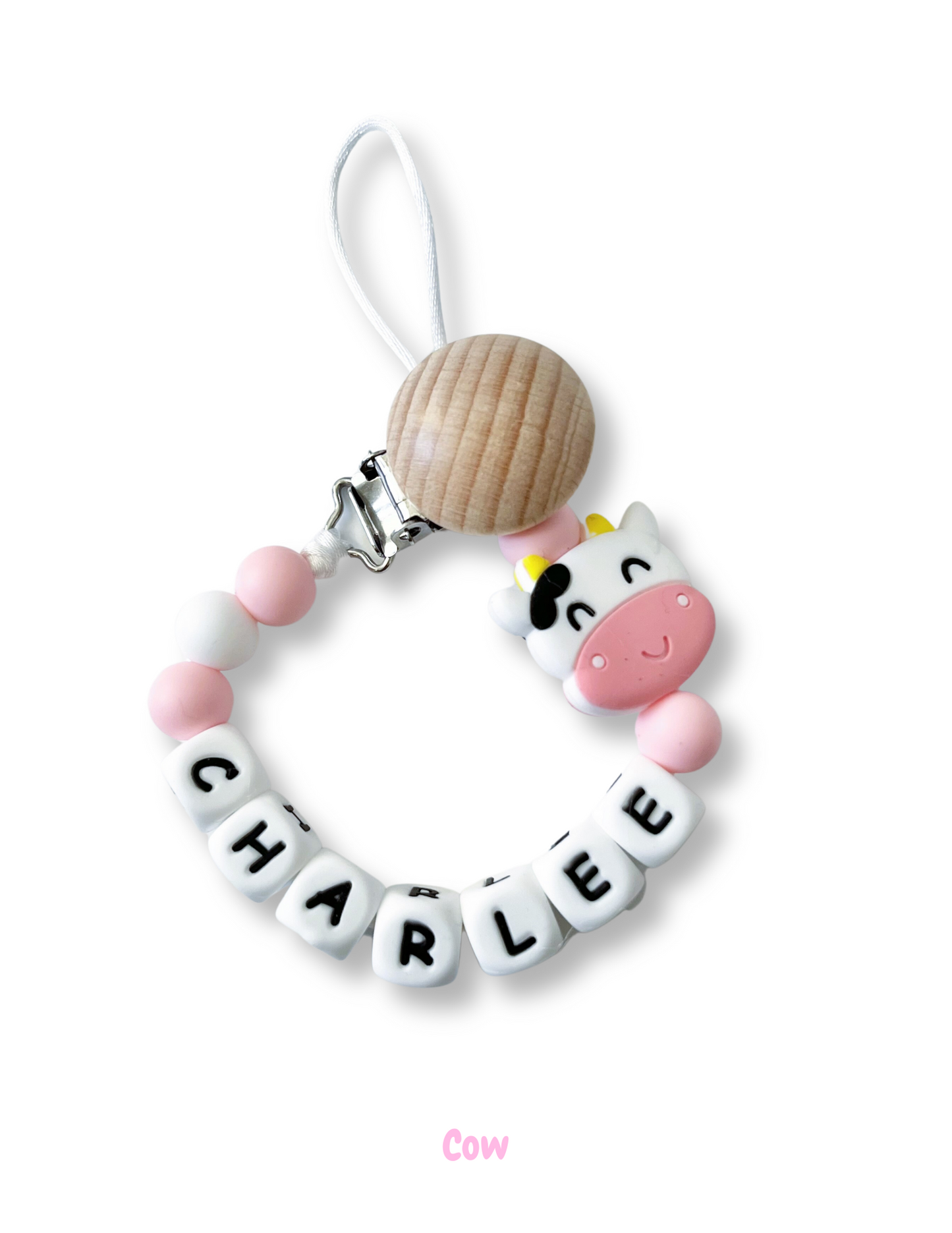 Personalized Pacifier Clip | Custom Newborn Pacifier Clip