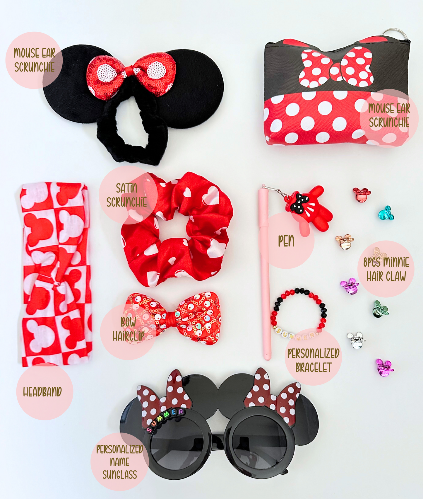 Custom 9pc Gift Set for Kids | Personalized Sunglass & Bracele