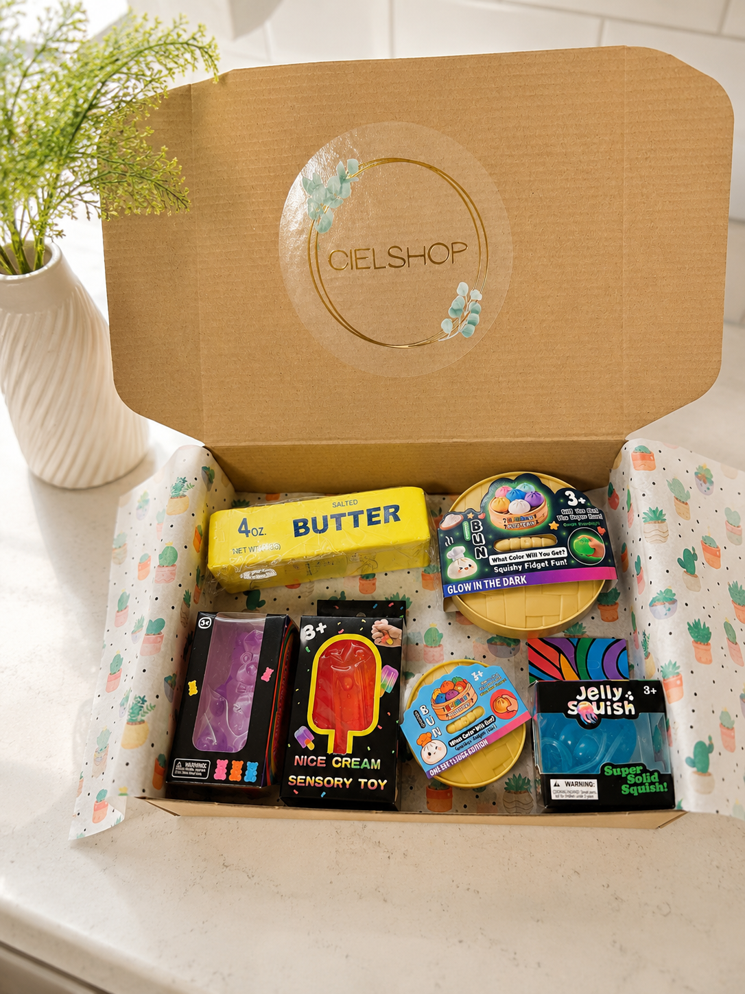 Mystery Squishy Box | Random Cute Fidget Surprise For Stress Relief And Play |  Collectible Sensory Toy Ages 3+ (Copy)