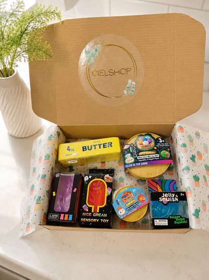 Mystery Squishy Box | Random Cute Fidget Surprise For Stress Relief And Play |  Collectible Sensory Toy Ages 3+ (Copy)