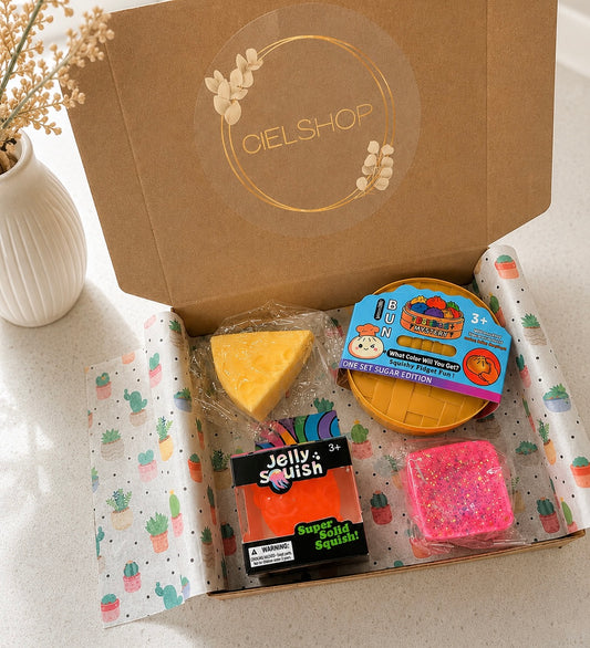 Mystery Squishy Box | Random Cute Fidget Surprise For Stress Relief And Play |  Collectible Sensory Toy Ages 3+ (Copy) (Copy)