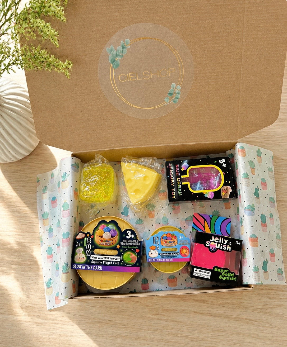 Mystery Squishy Box | Random Cute Fidget Surprise For Stress Relief And Play |  Collectible Sensory Toy Ages 3+ (Copy)