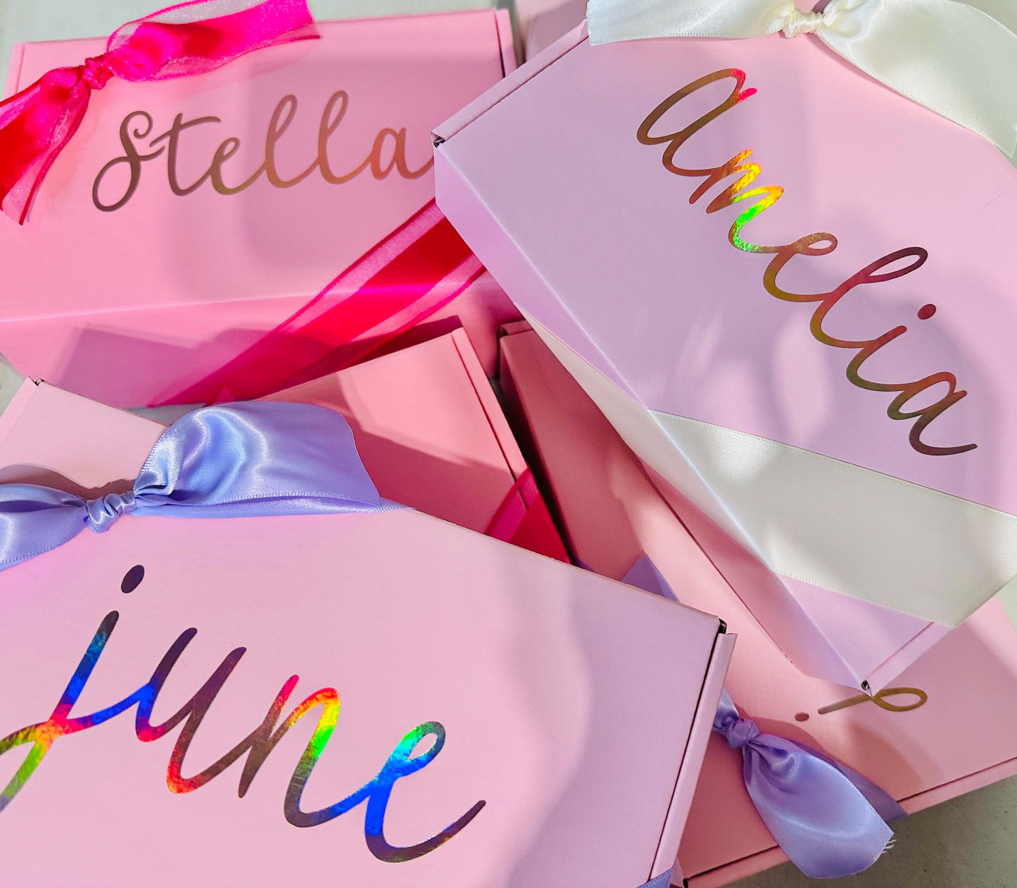 Custom Kids Busy Box | Birthday Gift Set for Little Girls | Personalized Keychain Gift