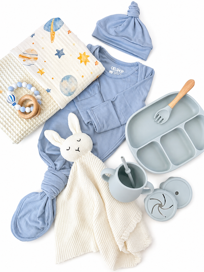 New Baby Gift Set | Newborn Gift Box (Beige)