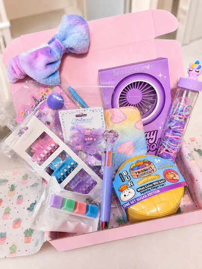 10pc Gift Box For Little Girls | Squishy Fun Set | Birthday Gift Set