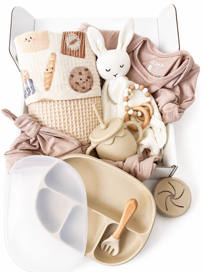 New Baby Gift Set | Newborn Gift Box (Beige)