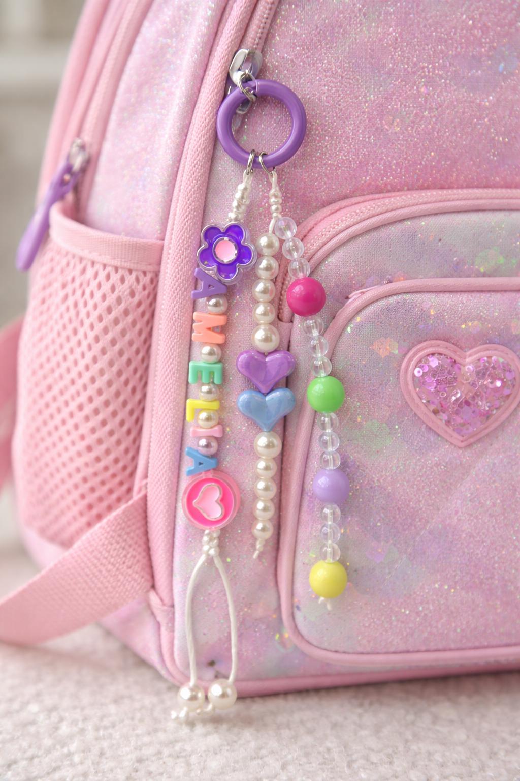 Custom Kids Busy Box | Birthday Gift Set for Little Girls | Personalized Keychain Gift