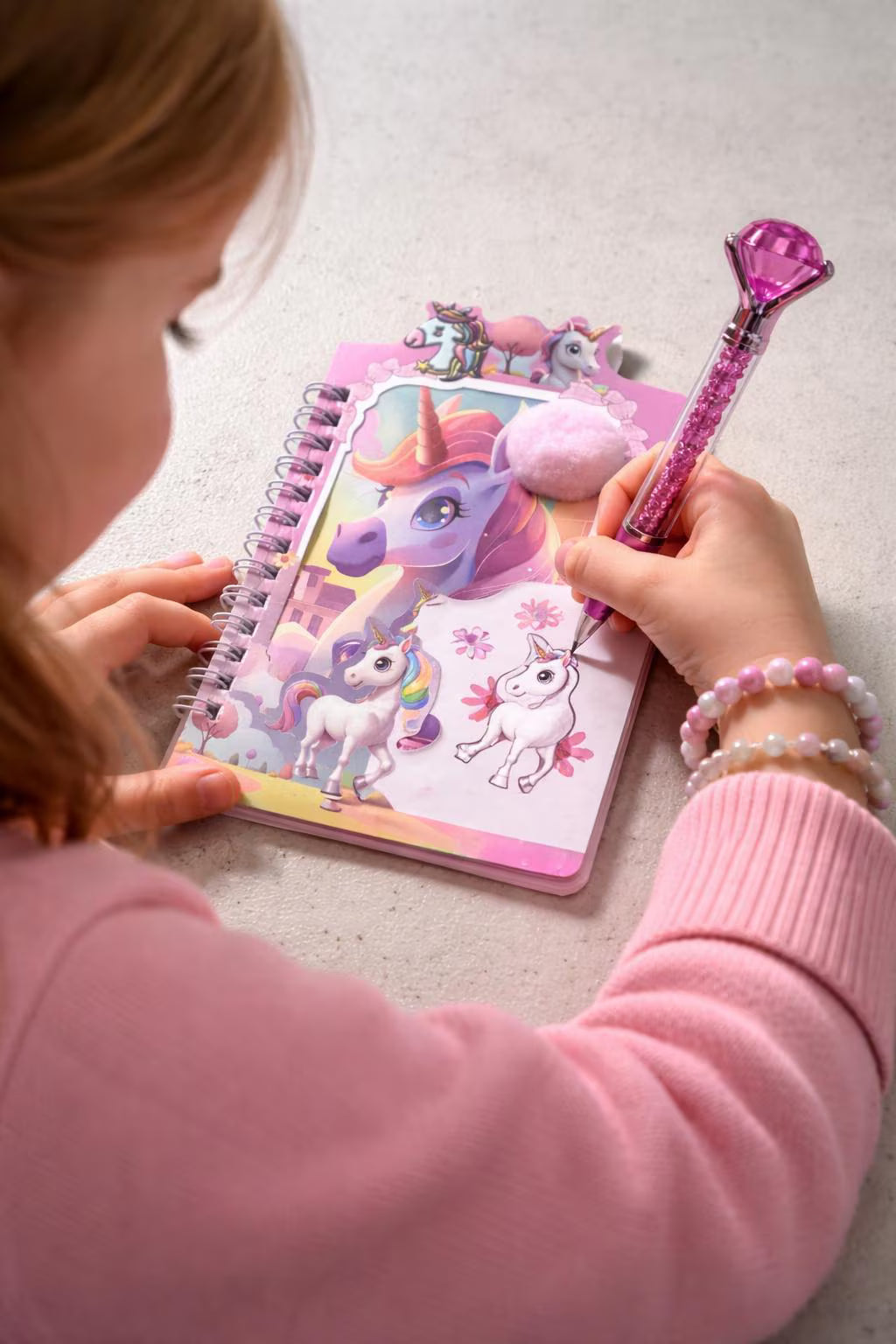 Custom Kids Busy Box | Birthday Gift Set for Little Girls | Personalized Keychain Gift