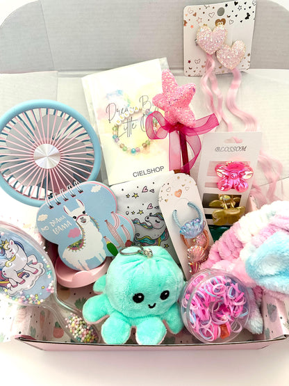Personalized Gift Box For Little Girls | Birthday Gift Set | Personalized Bracelet