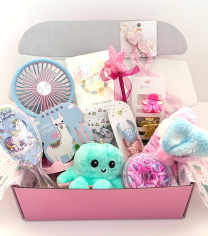 Personalized Gift Box For Little Girls | Birthday Gift Set | Personalized Bracelet